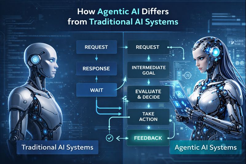 How Agentic AI Differs from Traditional AI Systems - Sunwol Ventures